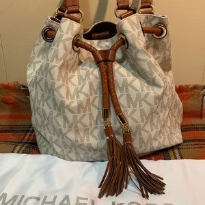 Michael Kors Purse Drawstring Shoulder Bag
